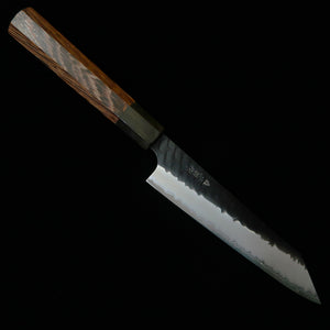 NIGARA kiritsuke petty, SG2, martelé, kuro-uchi, manche octogonal en wengé (150 mm)
