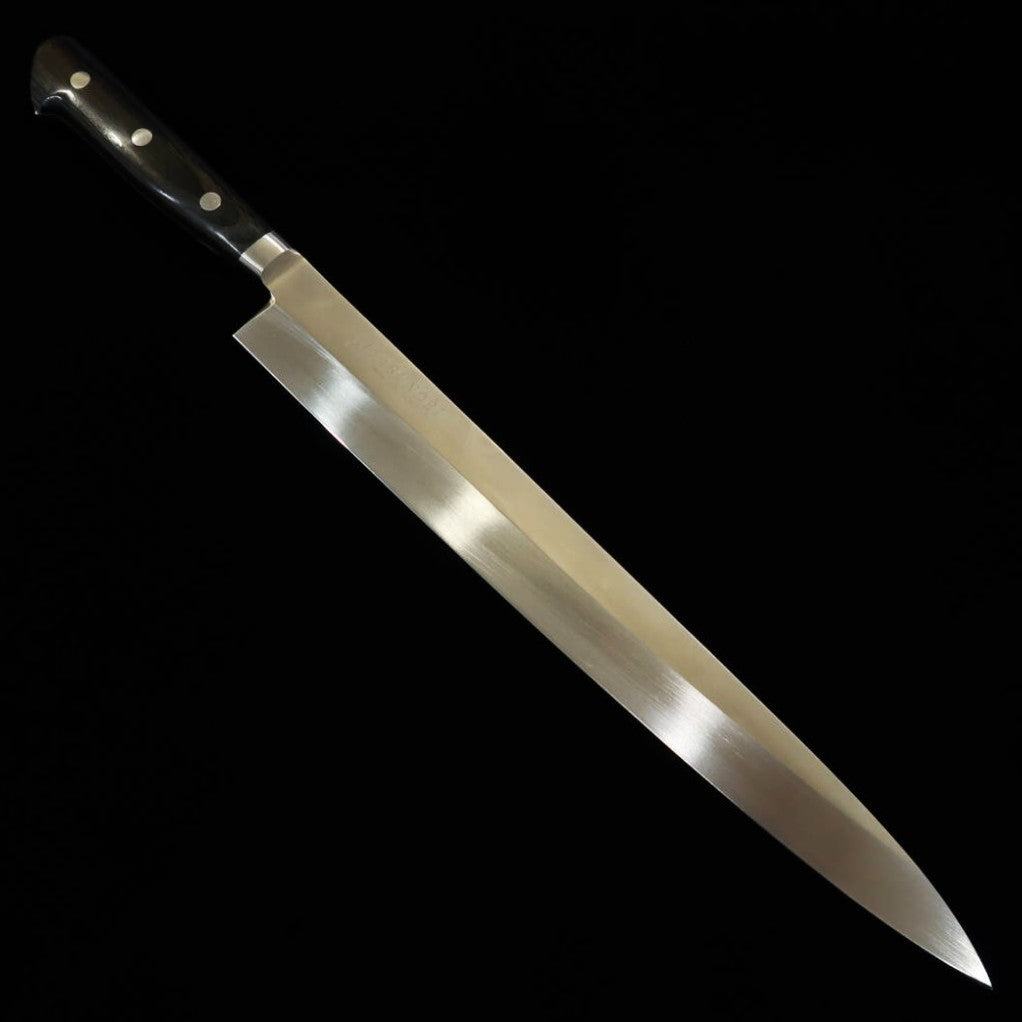 Yanagiba MIURA Yasunori VG10 Mango de laminado negro (270/300mm)