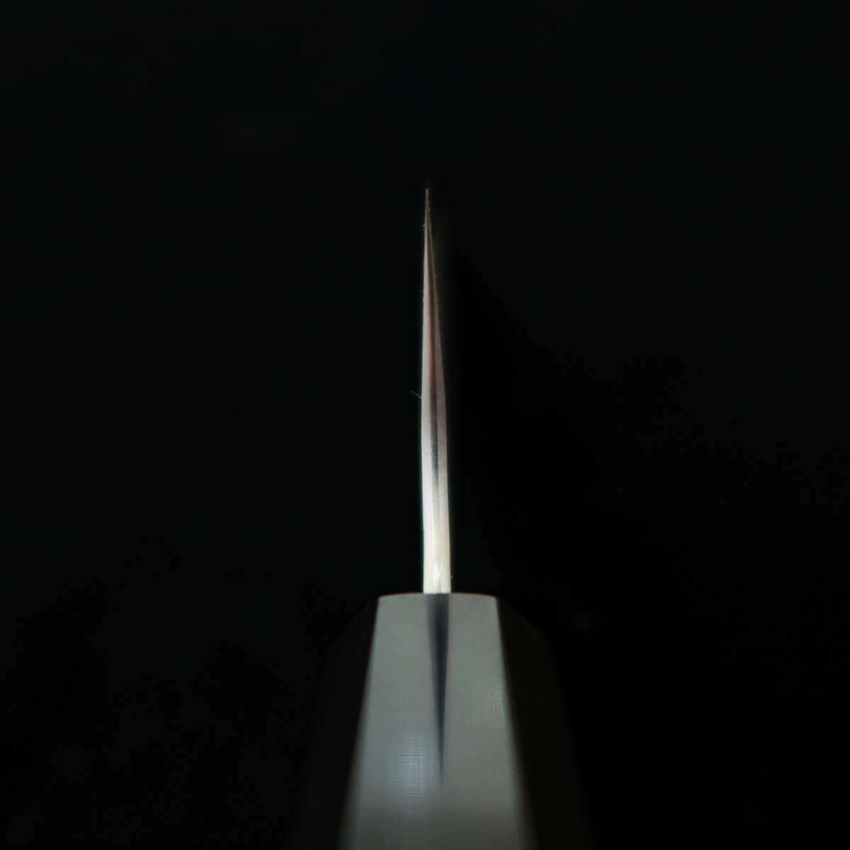Santoku NIGARA Aogami Super, Hammered finish, Wenge Octagonal Handle (180mm)