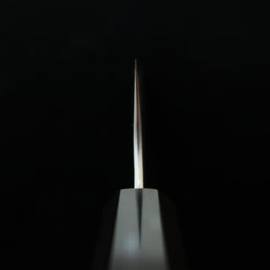 Santoku NIGARA Aogami Super, Hammered finish, Wenge Octagonal Handle (180mm)