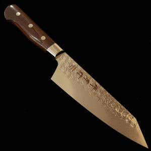 SAKAI TAKAYUKI Sakai Takayuki Santoku tipo espada SG2 Martillado Damasco Mango de palisandro (160 mm)