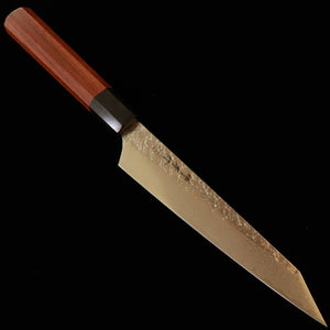 Sakai Takayuki – petit couteau type « waken » SG2, martelé, damas, manche octogonal en palissandre (150 mm)