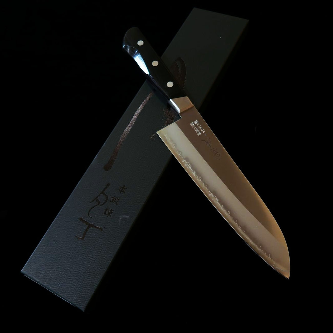 HADO Hadou Oinaru-ryu, aço SW, cabo laminado, santoku (180 mm)