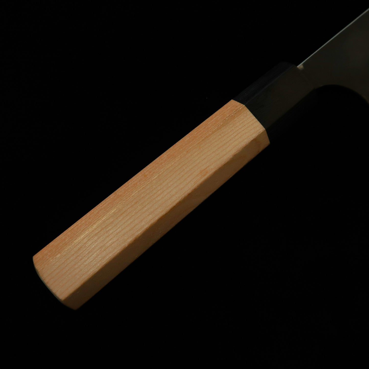 昌景MASAKAGE 小石 菜切 青紙スーパー 鎚目 黒打ち アメリカンチェリー柄（165mm）