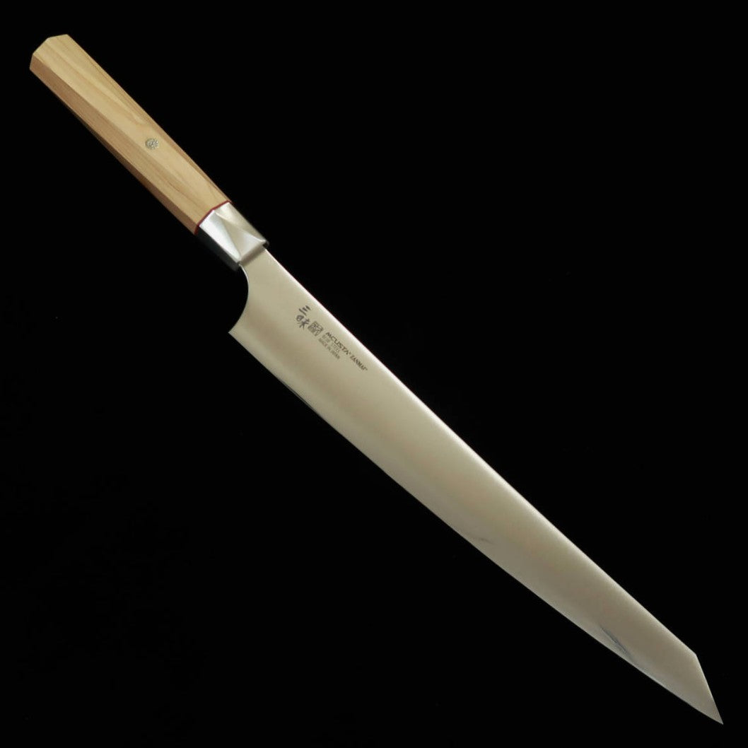[Novo padrão] MCUSTA ZANMAI Beyond 3 Aogami Super Sujihiki (240/270mm)