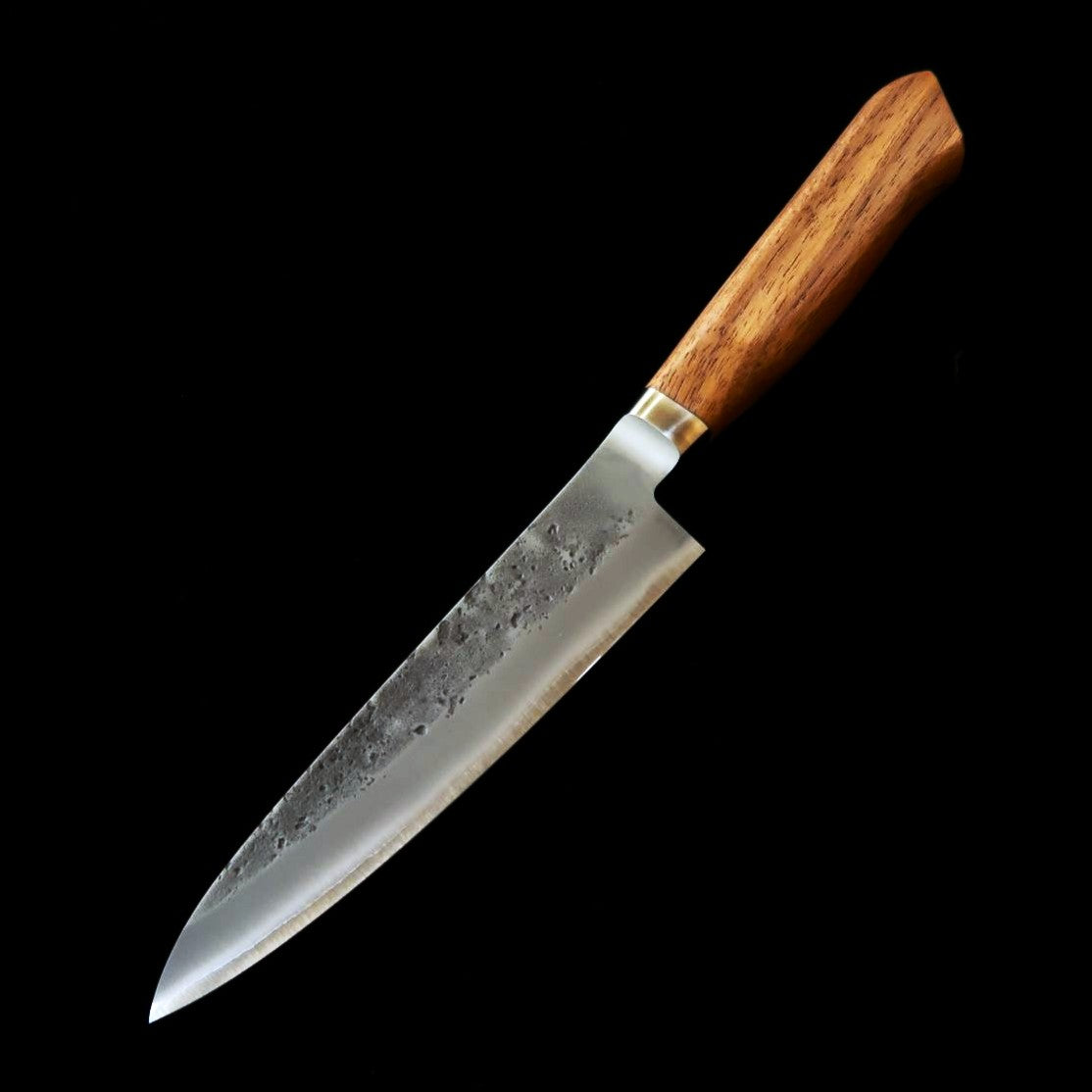 Couteau d'office (Petty) HADO Ohryu - Acier Aogami (Acier Carbone), Finition Nashiji - Manche en noyer (125 mm)