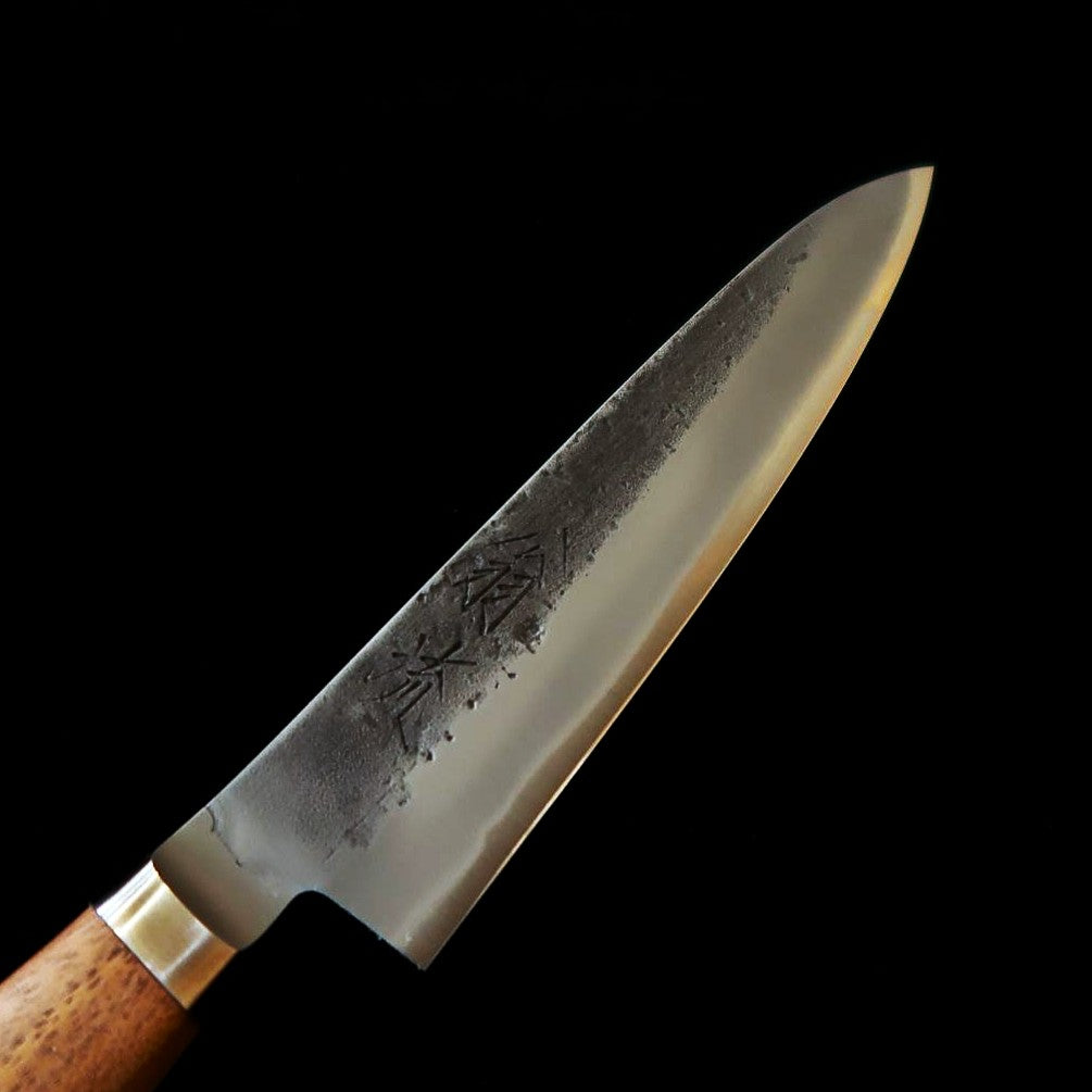 Couteau d'office (Petty) HADO Ohryu - Acier Aogami (Acier Carbone), Finition Nashiji - Manche en noyer (125 mm)