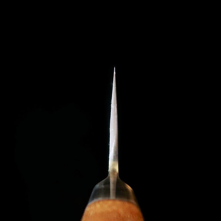 Couteau de chef (Gyuto) HADO Ohryu - Acier Aogami (Acier Carbone), Finition Nashiji - Manche en noyer (210 mm)