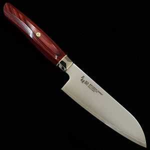 【Novo Clássico】MCUSTA ZANMAI Revolution 3 Vermelho Santoku Pequena (150mm)