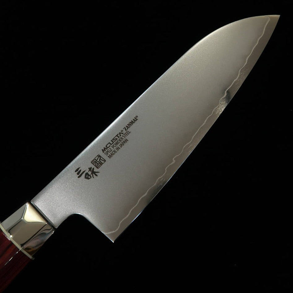 ZANMAI MCUSTA Santoku Revolution Red Small (150mm)