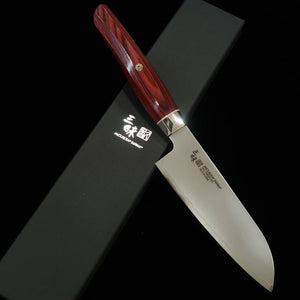 ZANMAI MCUSTA Santoku Revolution Red Small (150mm)