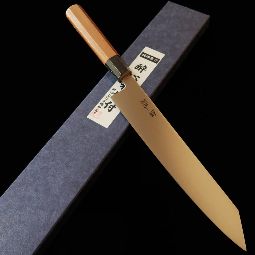 酔心SUISIN 切付 INOX 本焼 一位六角半丸柄（270mm）
