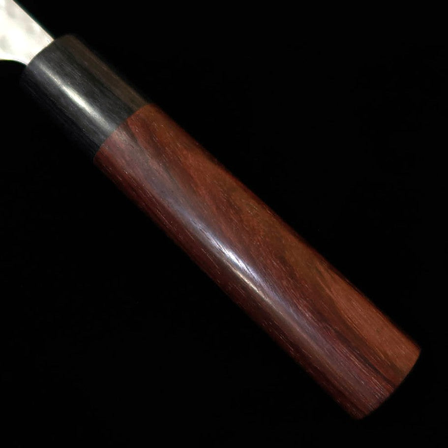 ANRYU, Petty, Blue Steel Super, Kurouchi and Hammered Finish with Rosewood Octagonal Handle (150mm)