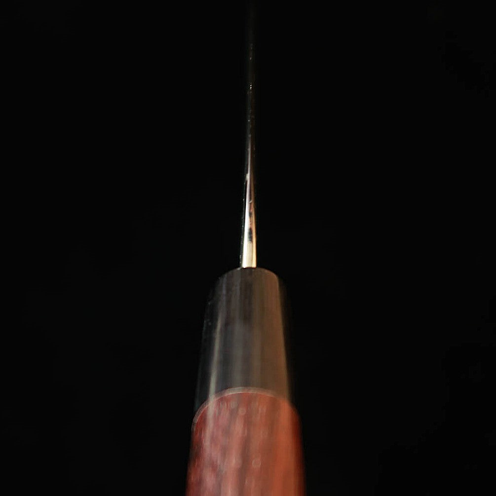 ANRYU, Petty, Blue Steel Super, Kurouchi and Hammered Finish with Rosewood Octagonal Handle (150mm)