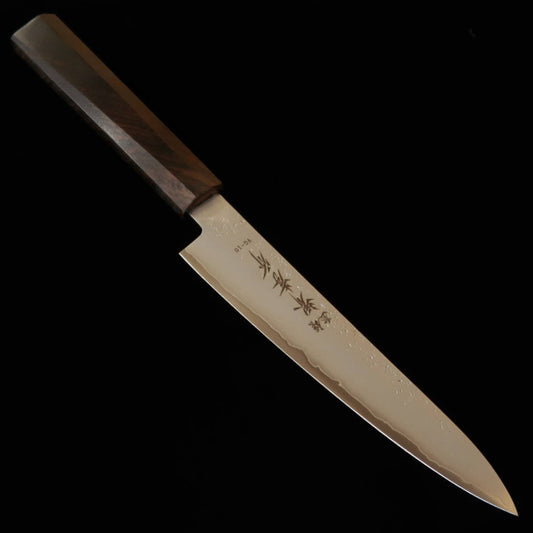 Faca Japonesa Sakai Takayuki Wa-Petty - VG10 Nashiji com Cabo de Ébano Octogonal Integrado (150mm)