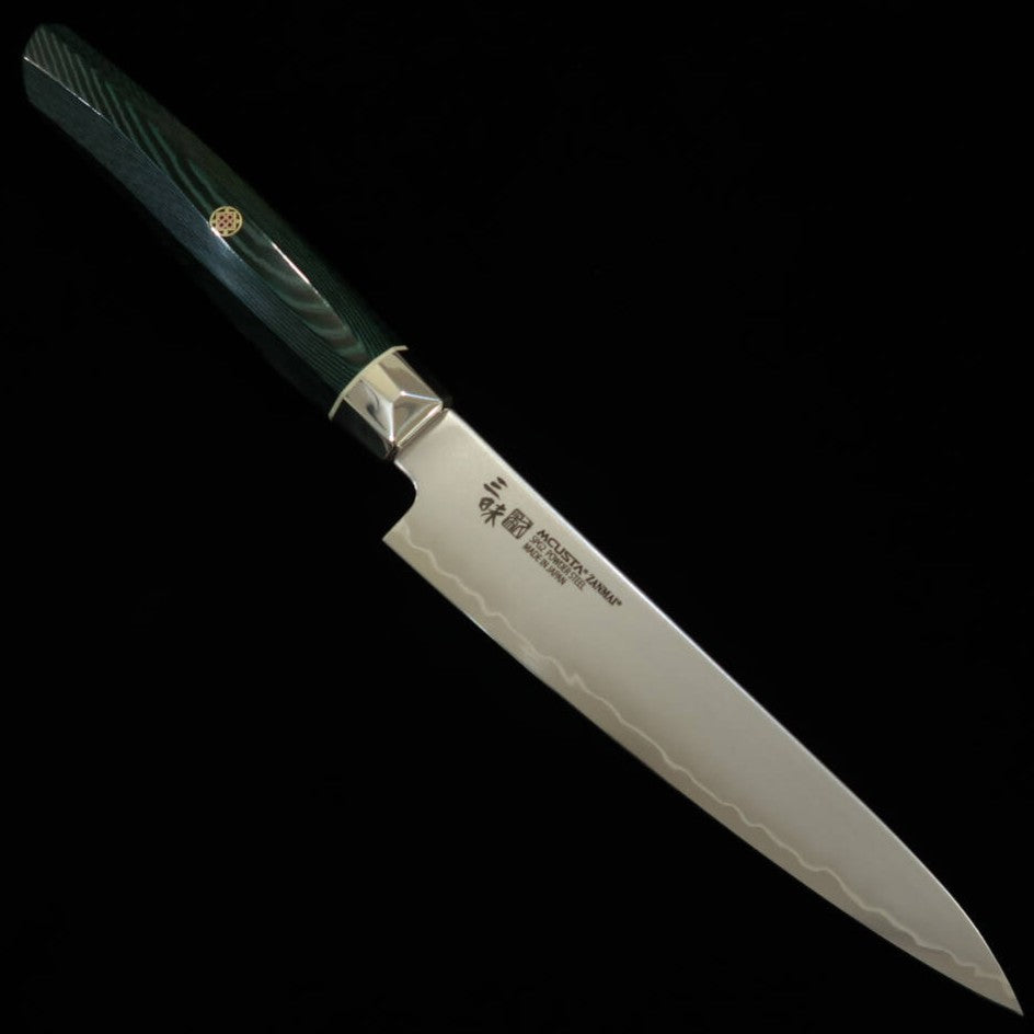 【Nuevo estándar】MCUSTA ZANMAI Revolution 3 Green Petty (110/150mm)