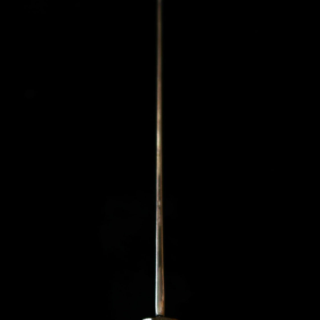 Ikenami Hamono gyuto, aço Shirogami #1 com revestimento inox, cabo de carvalho (210–270 mm)