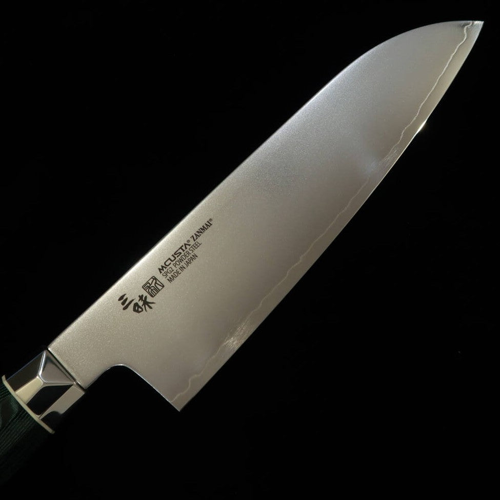 [Nuevo estándar] Zanmai MCUSTA Revolution3 Santoku verde (180mm)