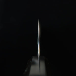 Nigara Cutlery Forging NIGARA Santoku Knife SG2, Hammered Black Finish, Wenge Octagonal Handle (180mm)