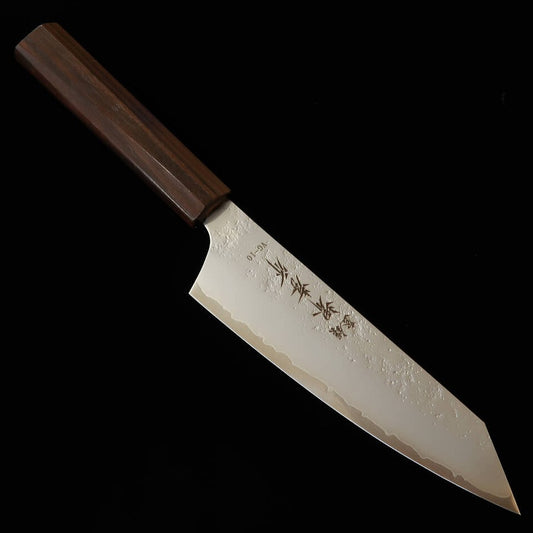 Faca Santoku SAKAI TAKAYUKI VG10 Nashiji com Cabo de Ébano Integral Octogonal (160mm)