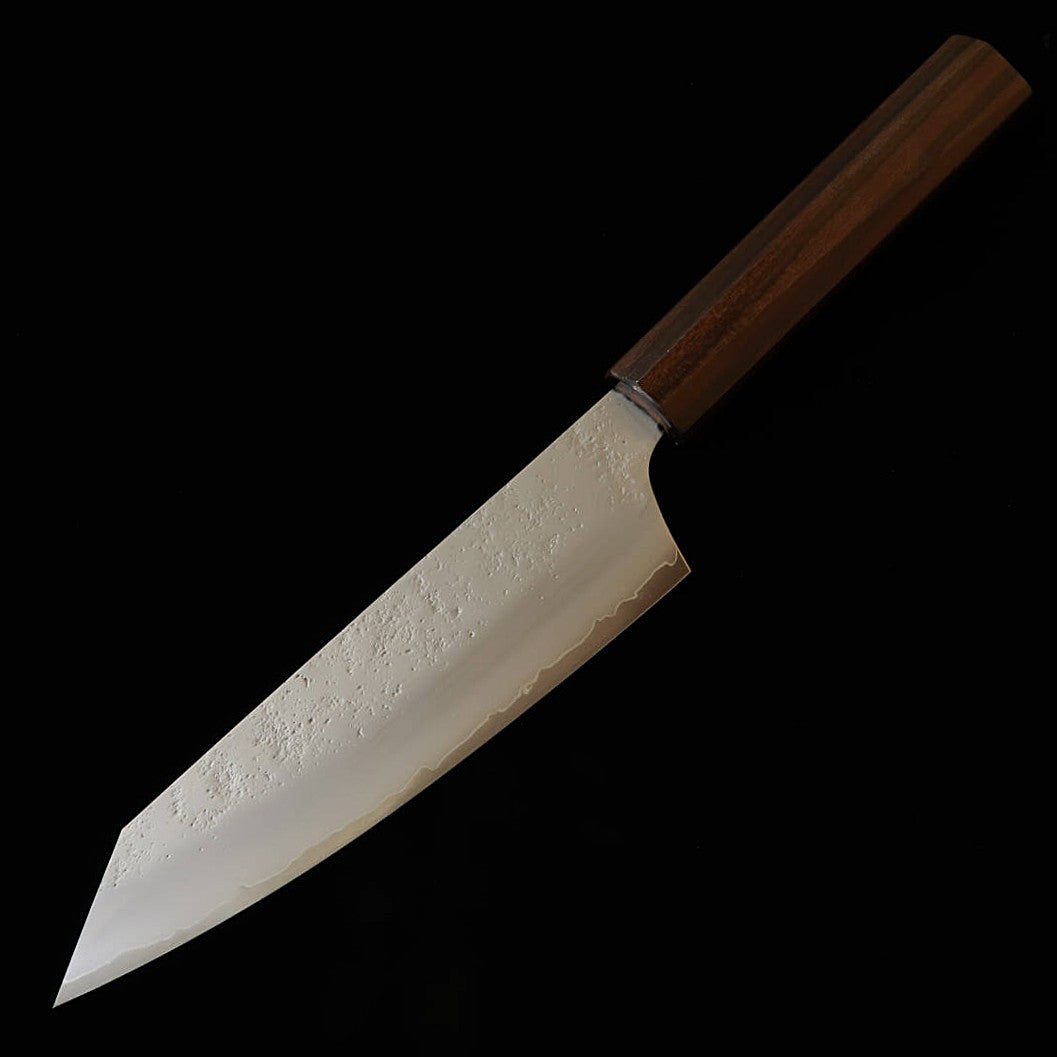 Sakai Takayuki SAKAITAKAYUKI santoku tipo ken japonês VG10, acabamento nashiji, cabo octogonal integral em ébano (160 mm)