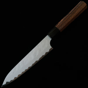 Nigara Hamono Tannōjo NIGARA – Petty Aogami Super martelé, manche octogonal en wengé (150 mm)