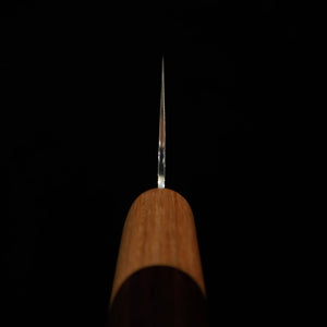 Yuta Katayama VG10 Damascus Polished Santoku Knife with Rosewood Chestnut Handle (170mm)