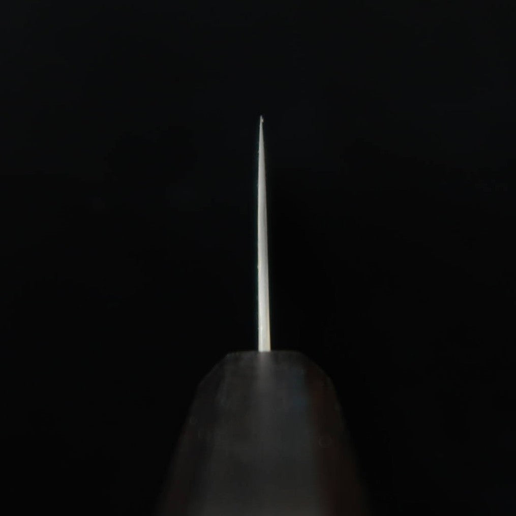 Couteau Kiritsuke Nakiri Nigara (Nigara Hamono), série Anmon, acier SG2, manche octogonal monobloc en ébène (180 mm)