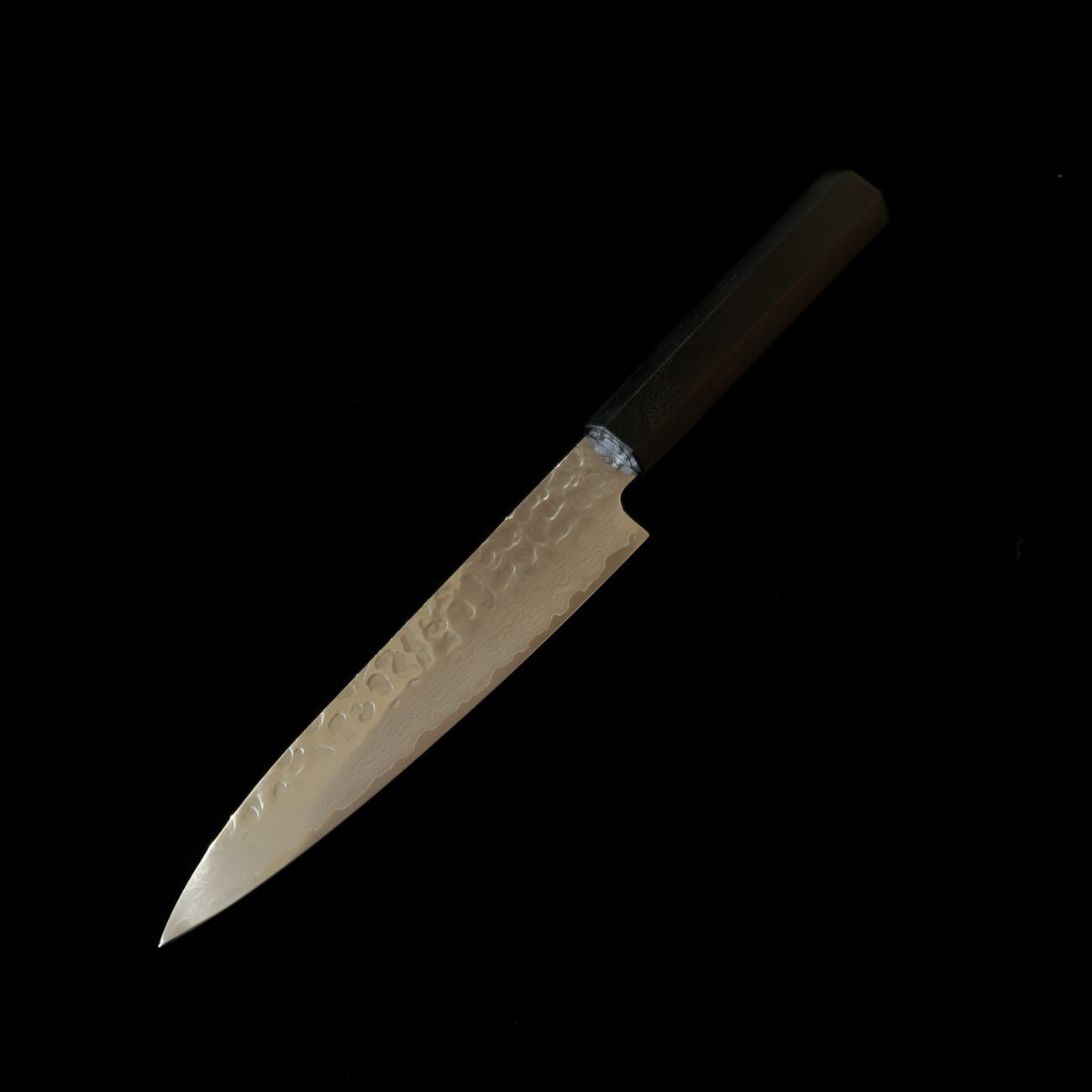 スミカマ SUMIKAMA ペティ モリブデン鋼 ダマスカス 積層強化木柄 KURO  KR-32015 （150mm）