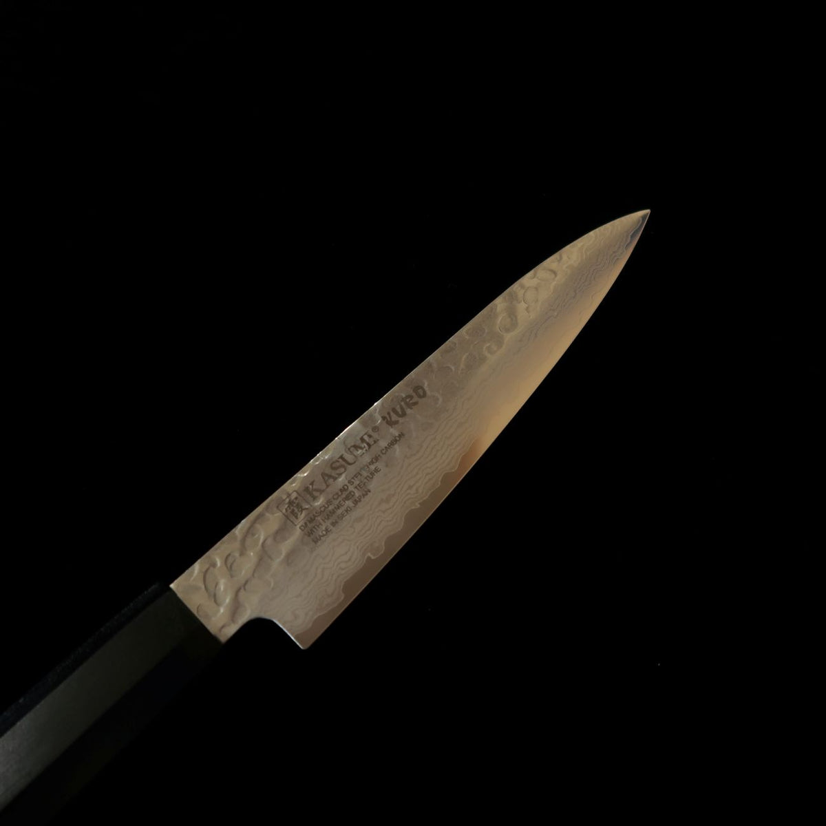 SUMIKAMA KURO Petty, Molybdenum Damascus Steel with Black Reinforced Wood Handle (KR-32015)