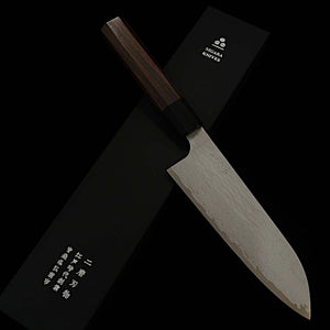 NIGARA, VG XEOS, Santoku, Damas martelé, manche en bois de rose (170 mm)