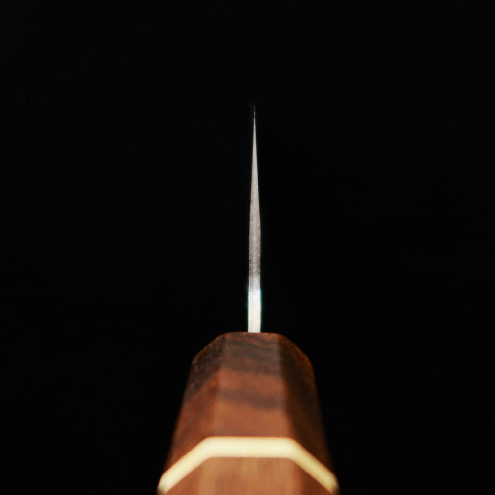 Couteau Bunka Miura Fubuki, acier SG2, finition Tsuchime (martelé), manche octogonal SGW (170 mm)