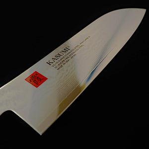 Santoku SUMIKAMA Kasumi, VG10 Damascus Steel with Black Plywood Handle (180mm)