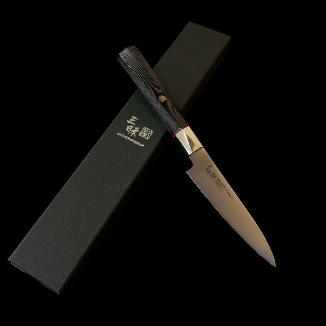 【New Standard】ZANMAI MCUSTA Supreme 3-Twisted Paring Knife (110/150mm)