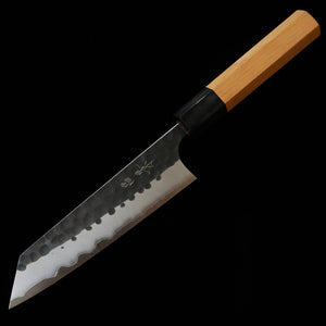 Masakage MASAKAGE Koishi petit bunka Aogami Super, damas martelé, finition kuro-uchi, manche en merisier américain (135 mm)