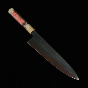 KAGEKIYO Kagekiyo Acero azul nº1 damasco ennegrecido mango personalizado cuchillo de chef (240 mm)