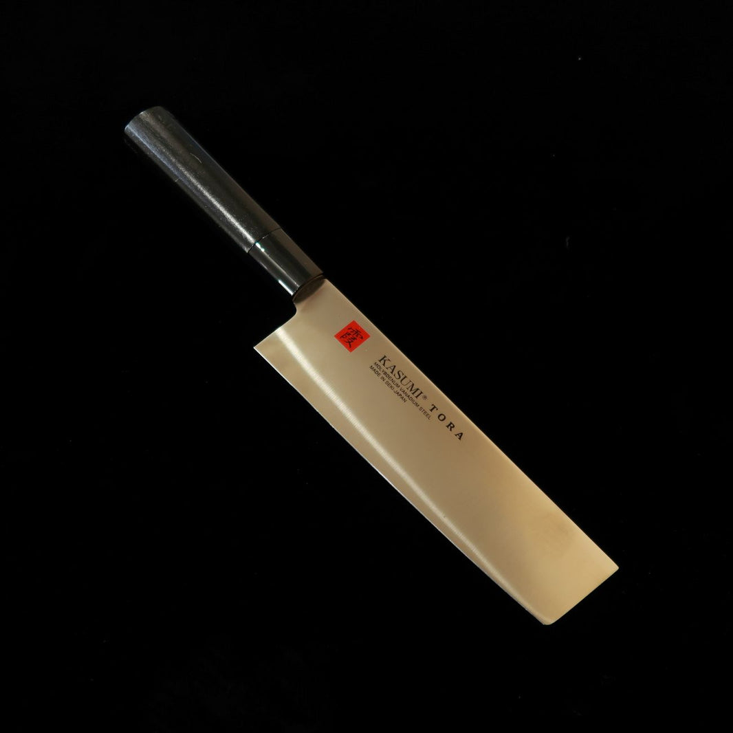 スミカマ TORA 霞 菜切 モリブデン鋼 黒塗朴柄 No.36847（165mm）