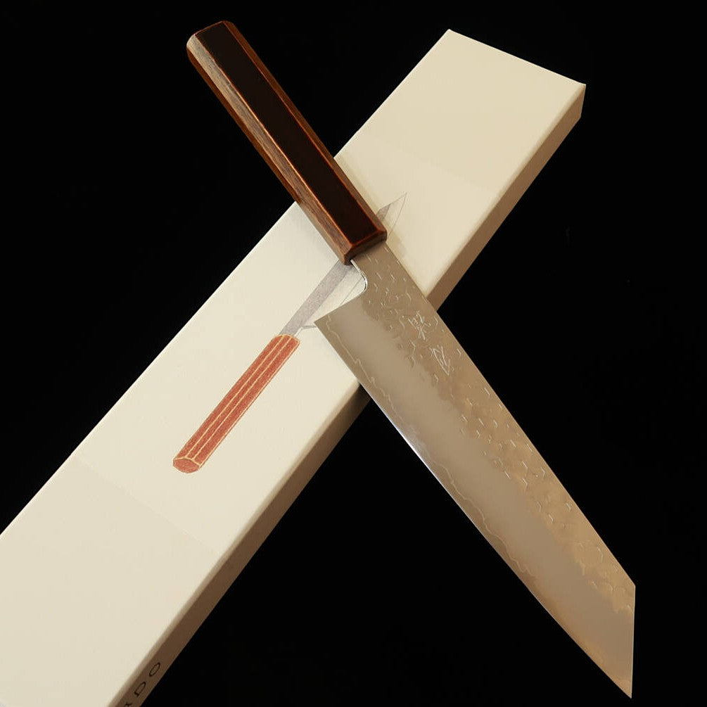 Kiritsuke Gyuto HADO Hado Shiosai SG2 Martillado Mango de Madera Estabilizada (210mm)