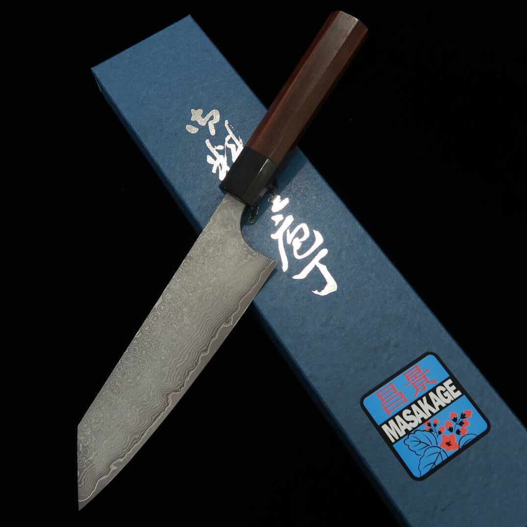 Masakage MASAKAGE Kumo Bunka VG10 Incrustation Damas Manche en palissandre (170 mm)