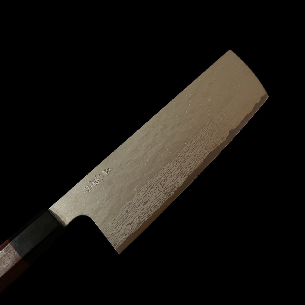 Nigara Forged Cutlery NIGARA VG XEOS Damas martelé Nakiri manche en ébène (180 mm)