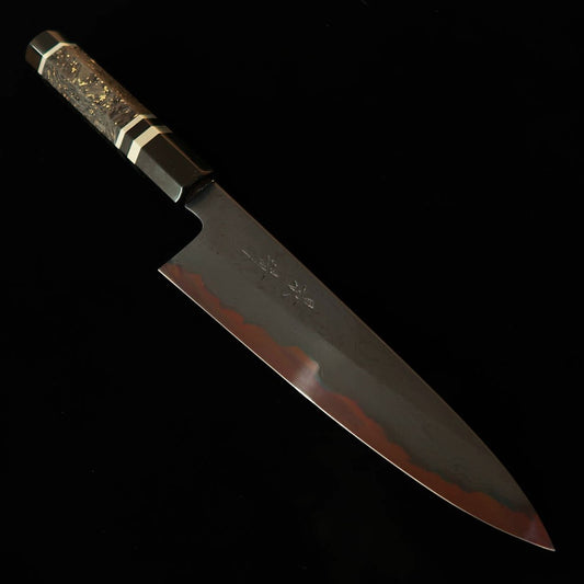 KAGEKIYO Aogami No. 1 Black Damascus Gyuto with Custom Handle (210mm)