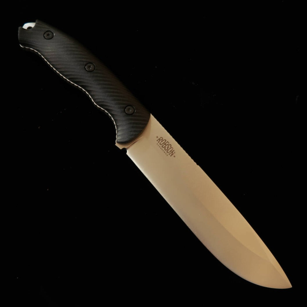Moki MOKI Berg Robson Ruggedman MK-2024BM/CO_RGM VG-10W Micarta de linho preta (150 mm)