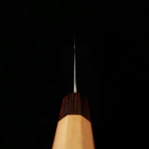 HADO Hadou Oinaru-ryu, aço branco #1, clad inox, cabo em zelkova, nakiri (165 mm)