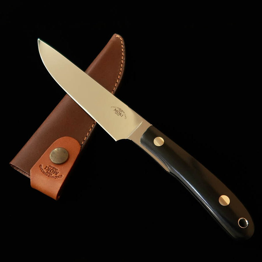 MOKI Moki BANFF EPI MK-1100EP VG-XEOS Micarta de linho preta (110 mm)