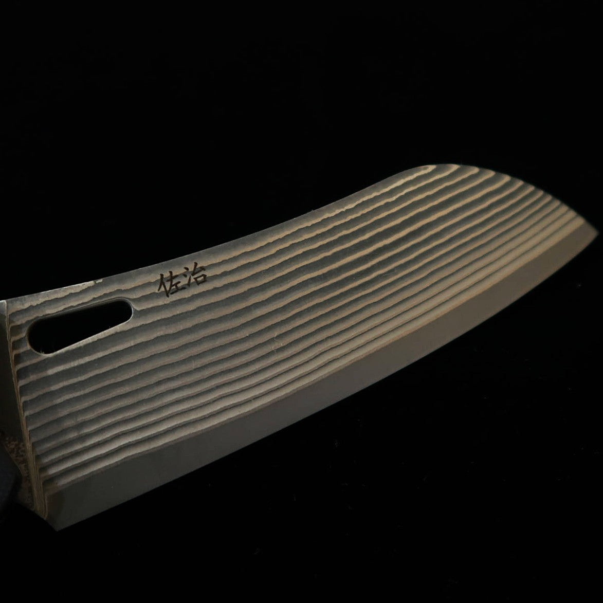 佐治武士SAJITAKESHI フォールディング三徳ナイフ SG2 黒染めダマスカス （130mm）