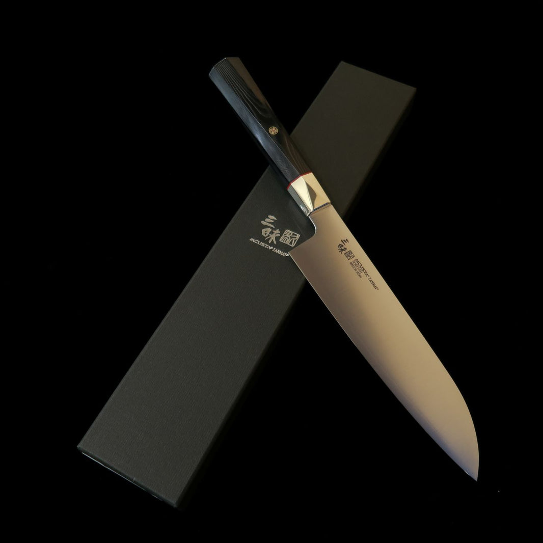 [Novo padrão] MCUSTA ZANMAI Zanmai Supreme 3 Twisted – Santoku (180 mm)