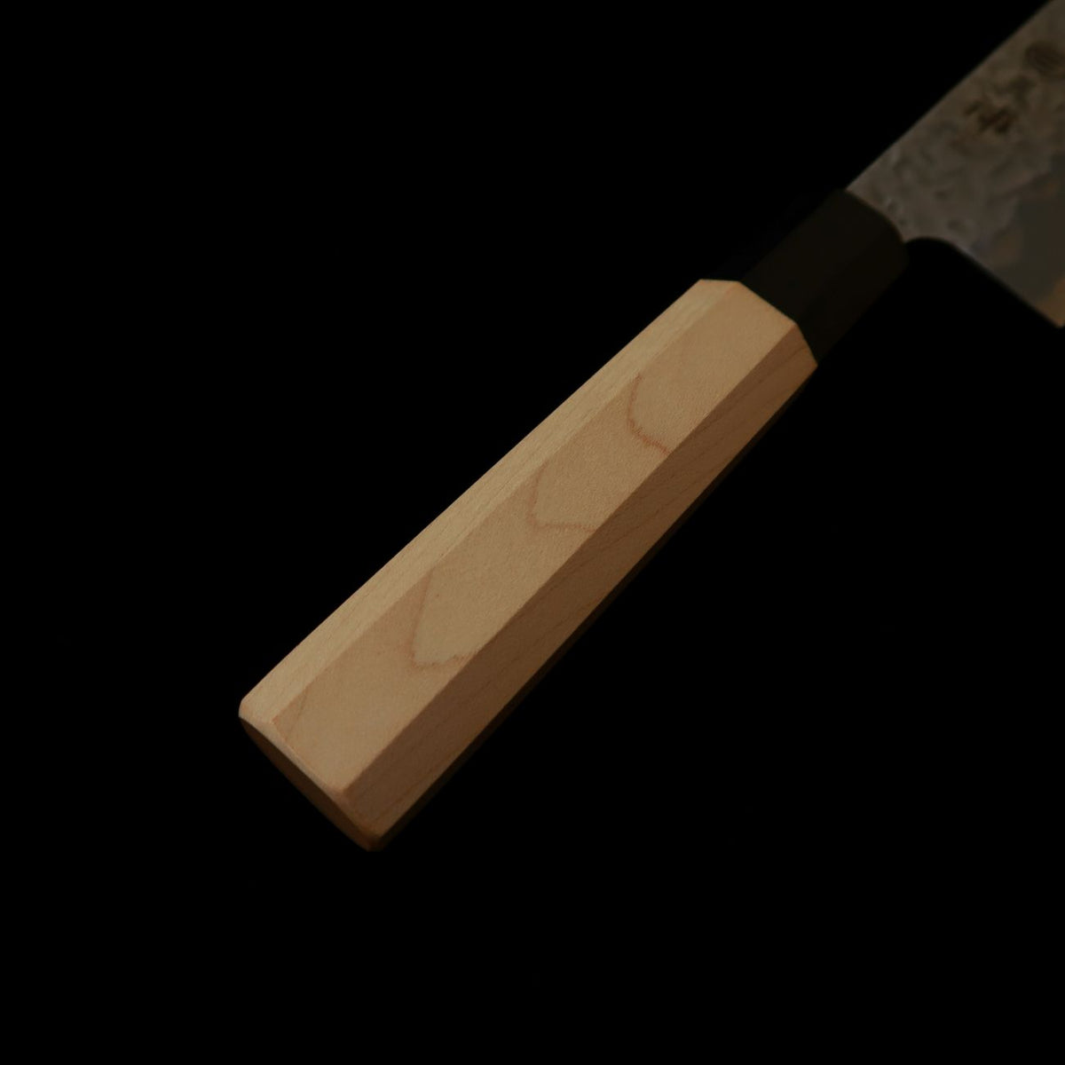 三浦MIURA 文化 白紙一号 マット メープル水牛八角柄（170mm）