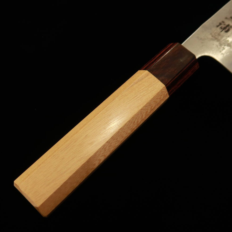 Santoku [OUTLET] MIURA Ginsan acabado nashiji
