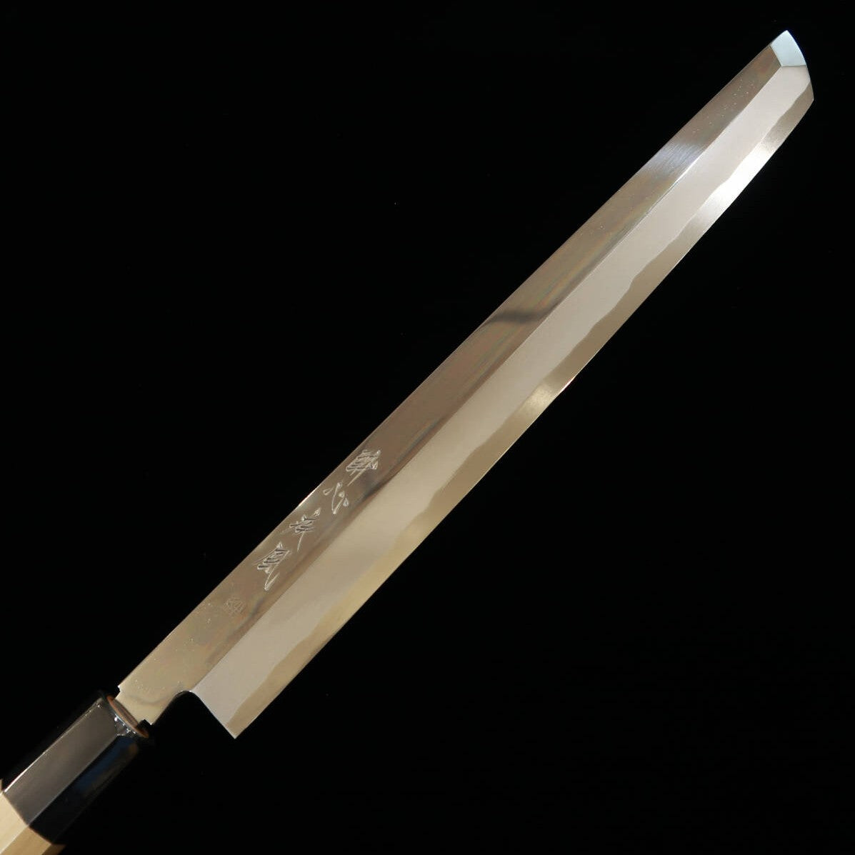 Yanagiba [OUTLET] SUISIN Shippu Kizuna Maguro series, Aogami No. 2, with an Octagonal Handle (300mm) with Scratches