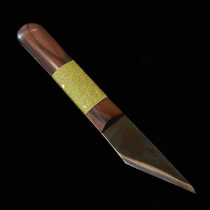 Obra de Tomita Cuchillo pequeño de acero bimetálico con caja de paulownia (20 mm)